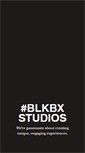 Mobile Screenshot of blkbxstudios.com